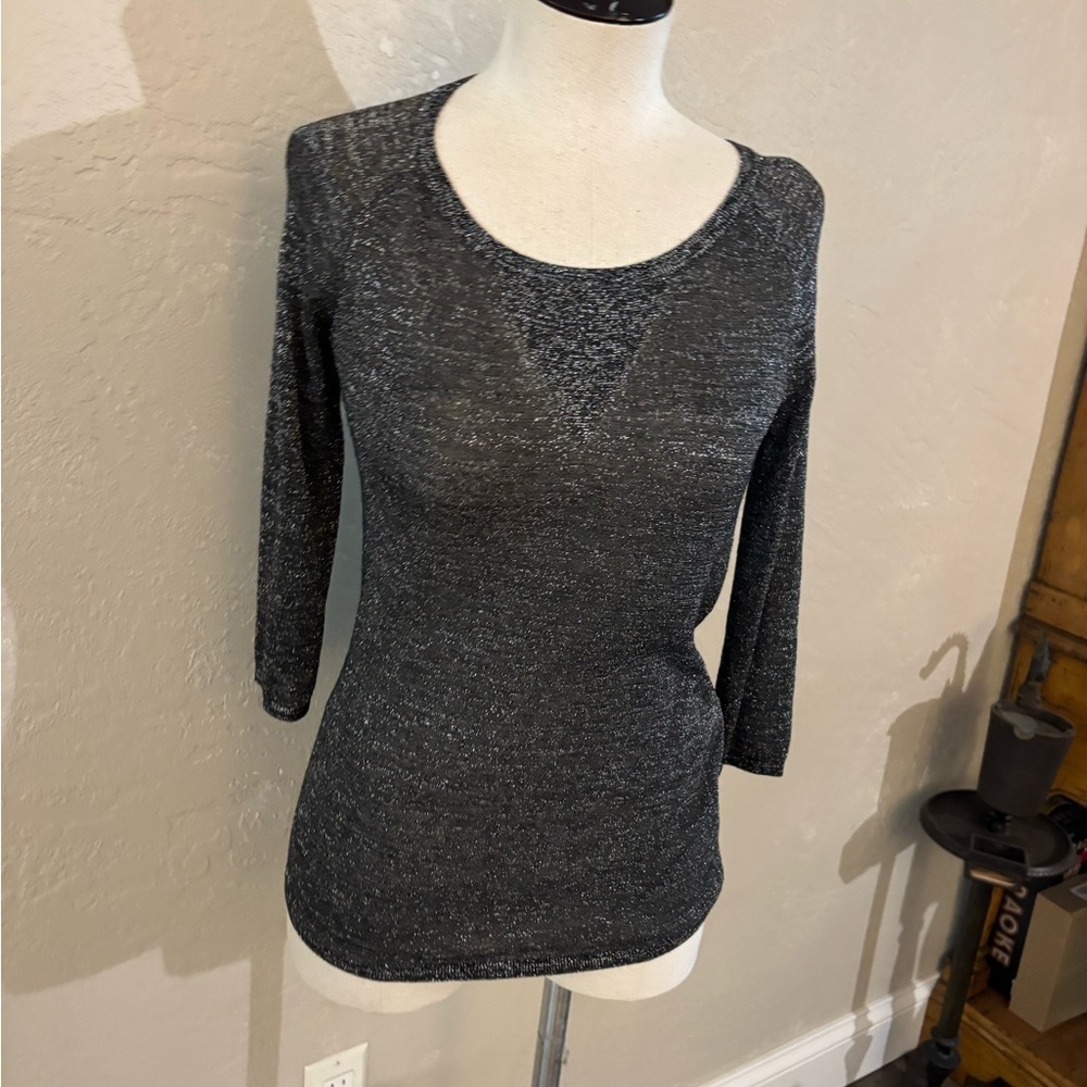 AX Armani Exchange Italian Yarn Metallic Sweater Sz XS